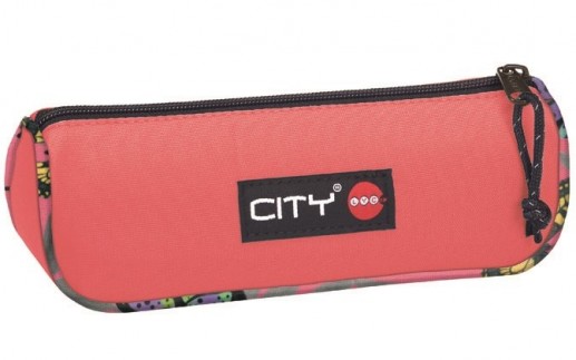 Κασετίνα City βαρελάκι ECLAIR 27299 PINK BUTTERFLIES