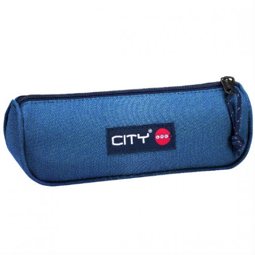 Κασετίνα City βαρελάκι Eclair Indigo blue 92899