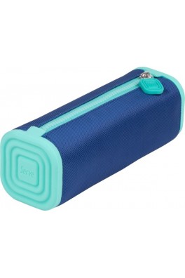 Κασετίνα βαρελάκι σιλικόνης SERVE blue