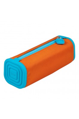 Κασετίνα βαρελάκι σιλικόνης SERVE orange