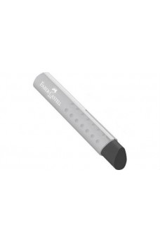 Γόμα Faber-Castell Grip tri white/black
