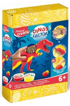 Dinos Factory με πλαστελίνες - Maped Creativ 907210