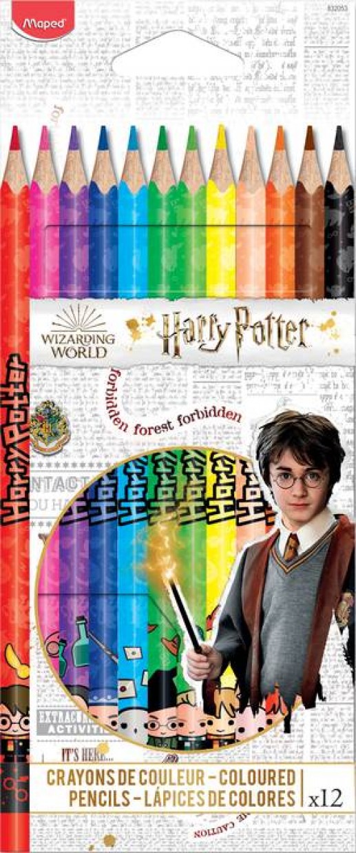 Ξυλομπογιές Maped Harry Potter 12 χρωμάτων 