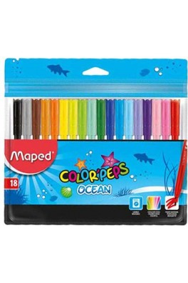 Μαρκαδόροι Maped Ocean Color'Peps 18 τεμαχίων