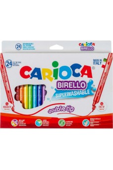 Μαρκαδόροι Carioca Birello 24 τεμαχίων