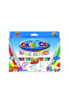 Μαρκαδόροι Carioca Magic Colors 20 τεμαχίων