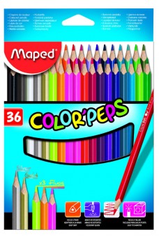 Ξυλομπογιές Maped Color Peps 36 χρωμάτων