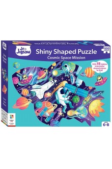 Cosmic Space Mission Shiny Shaped Puzzle (100 κομμάτια)