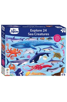 Junior Jigsaw Explore 24: Sea Creatures (100 κομμάτια)