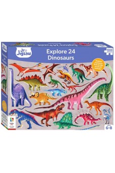 Junior Jigsaw Explore 24: Dinosaurs (100 κομμάτια)