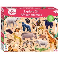 Junior Jigsaw Explore 24: African Animals (100 κομμάτια)