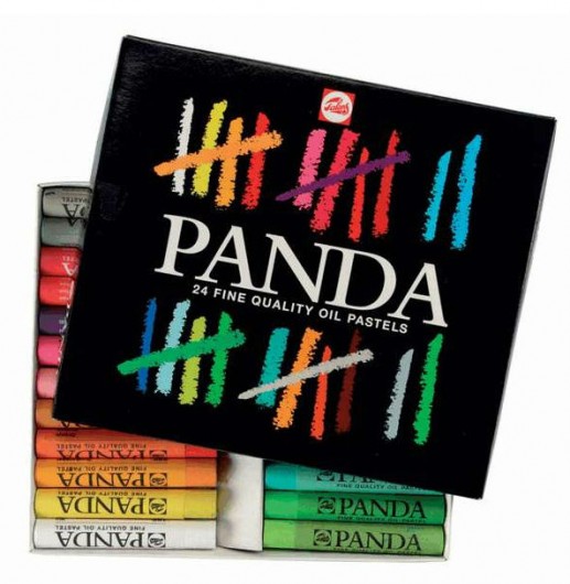 Λαδοπαστέλ  Panda Talens 24 χρωμάτων 