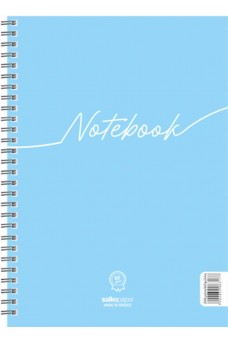Μπλοκ σπιράλ Notebook ριγέ 10x14 με πολυπροπυλένιο