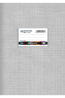 Τετράδιο σχολικό 17 x 25 Salco Colorline 50 φύλλων άσπρο