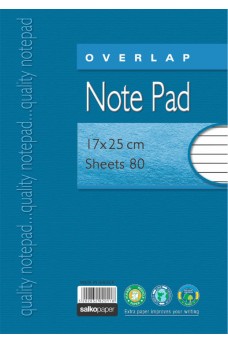 Μπλοκ γραφής ριγέ 17x25 80φ