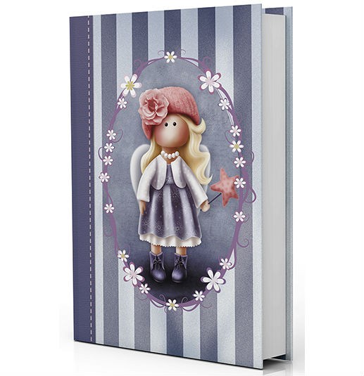 Βιβλιοτετράδιο 17 X 25 Little Girl 96 φύλλων