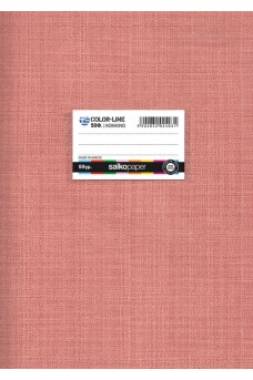 Τετράδιο σχολικό Α4 Salco Colorline 50 φύλλων κόκκινο