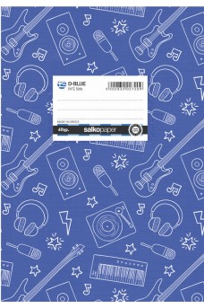 Τετράδιο σχολικό D-BLUE 50 φύλλων