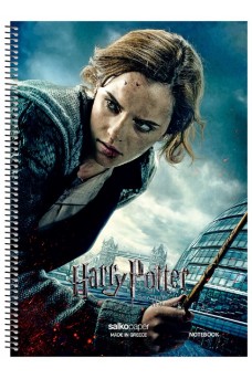 Τετράδιο σπιράλ Α4 Salco 4 θέματα HARRY POTTER