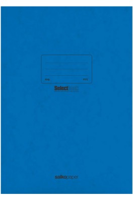 Τετράδιο σχολικό A4 καρφίτσα Prespan 40 φύλλων μπλε