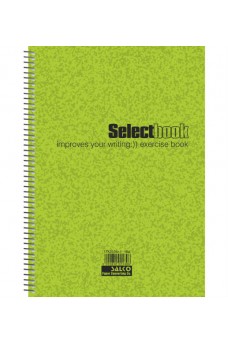 Τετράδιο σπιράλ Salco 4 θέματα Select Α4 πράσινο