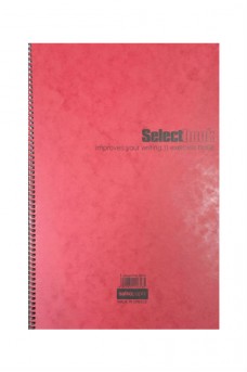 Τετράδιο σπιράλ Salco 5 θέματα Select 17 x 25 κόκκινο