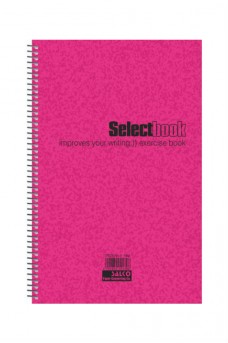 Τετράδιο σπιράλ Salco 5 θέματα Select 17 x 25 ροζ