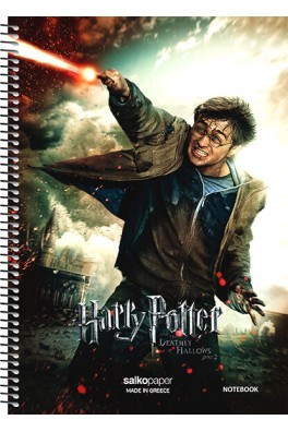 Τετράδιο σπιράλ 17 x 25 Salco 1 θέμα HARRY POTTER D