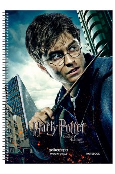 Τετράδιο σπιράλ Α4 Salco 1 θέμα HARRY POTTER