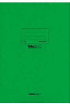 Τετράδιο σχολικό A4 καρφίτσα Prespan 40 φύλλων πράσινο
