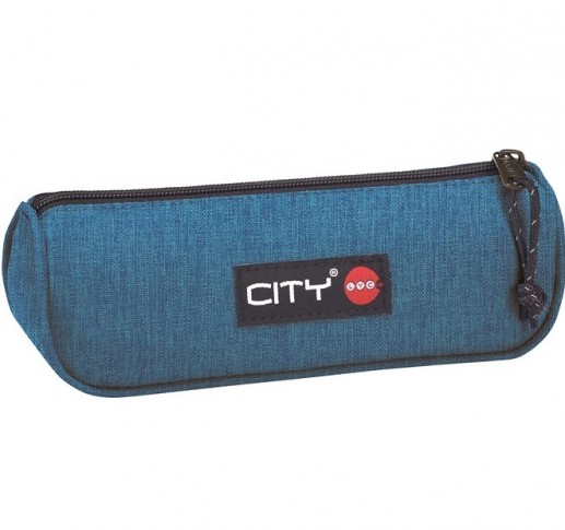 Κασετίνα City βαρελάκι Eclair 11799 MELANGE TURQUOISE