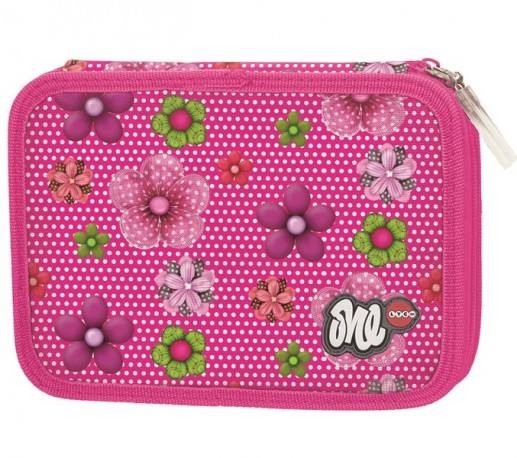 Κασετίνα  LYCSAC γεμάτη διπλή 91522 CAMELIA RED