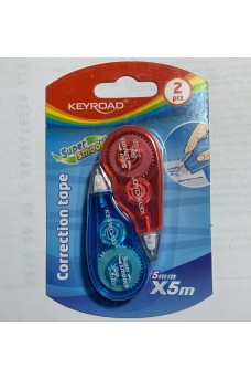 Διορθωτικό σε ταινία Keyroad 5 mm x 5 m + 1 Δώρο