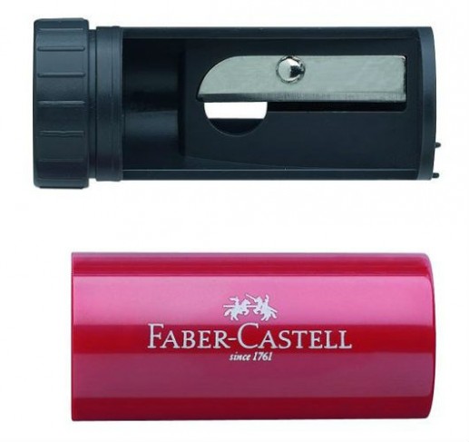 Ξύστρα Faber-Castell μονή βαρελάκι 183301